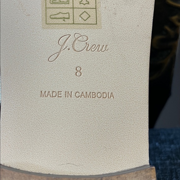 J. Crew Menorca padded twist-knot sandals in metallic gold leather  -8 - Picture 7 of 8